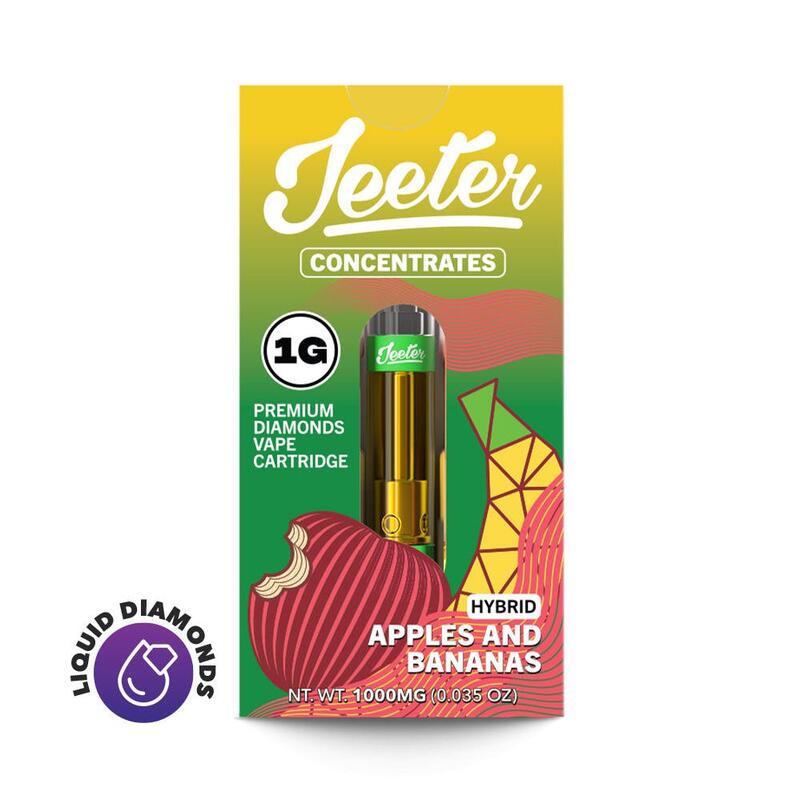 Jeeter Concentrates Diamonds Vape Cartridge - Apples and Bananas