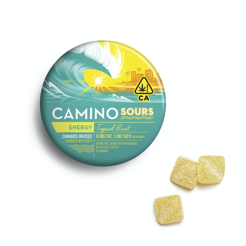 Camino Sours 'Energy' Tropical Burst Gummies