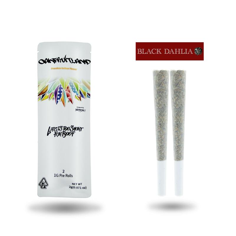 Black Dahlia - 2g - Pre Roll - Dual Pack