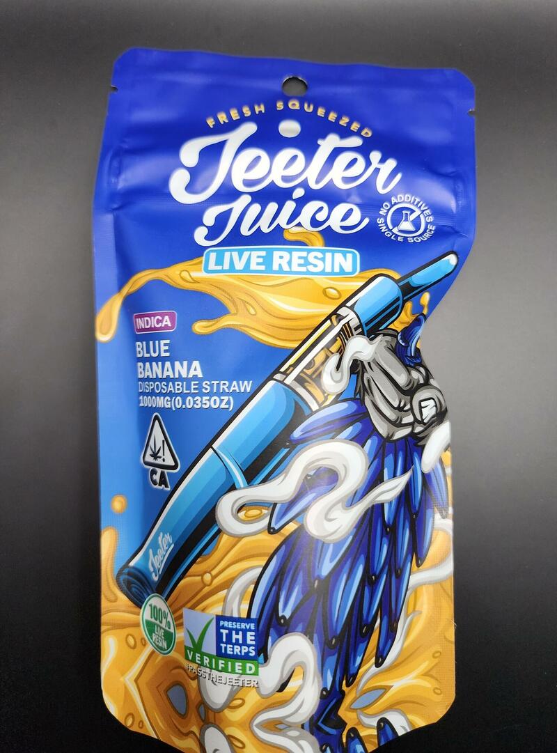 Jeeter Juice Disposable Live Resin Straw - Blue Banana