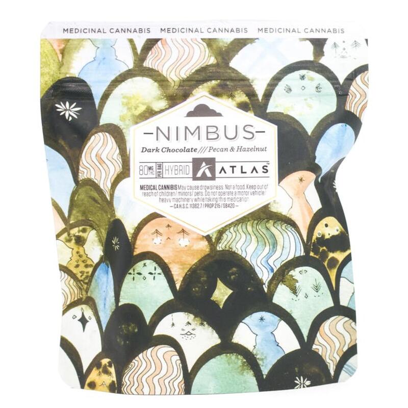 Atlas - Nimbus - Dark Chocolate Pecan & Hazelnut 80mg