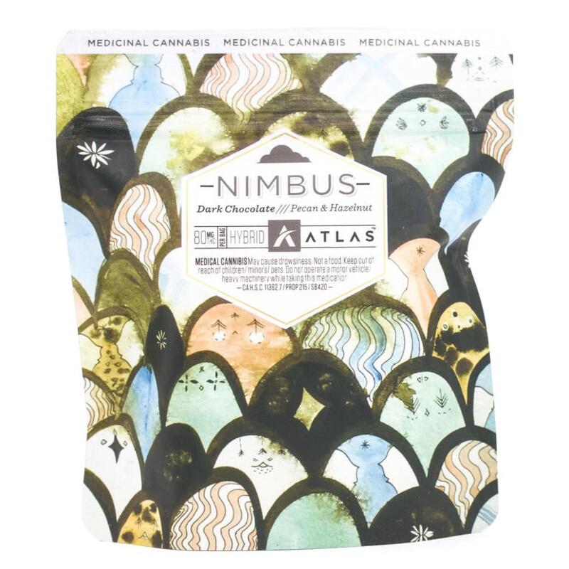 NIMBUS - Dark Chocolate Pecan & Hazelnut 80mg