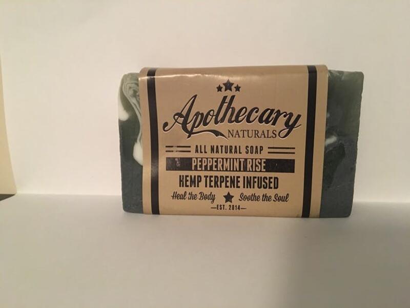 Peppermint Rise --- Organic Hemp Terpene Infused Medicated Body Soap