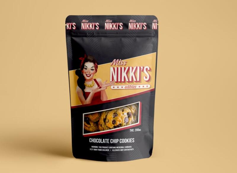Ms. Nikkis Chocolate Chip Cookie - 200mg/2 pc