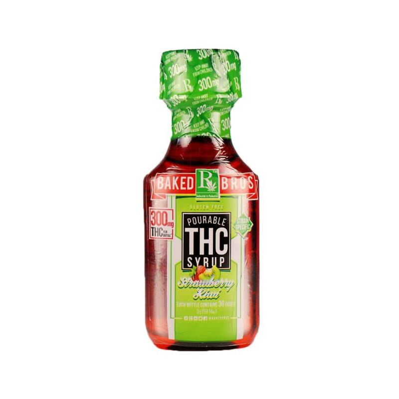 THC Syrup Strawberry Kiwi 300mg