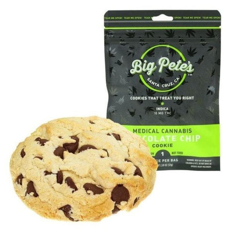 Big Petes | Chocolate Chip Cookies INDICA 100mg