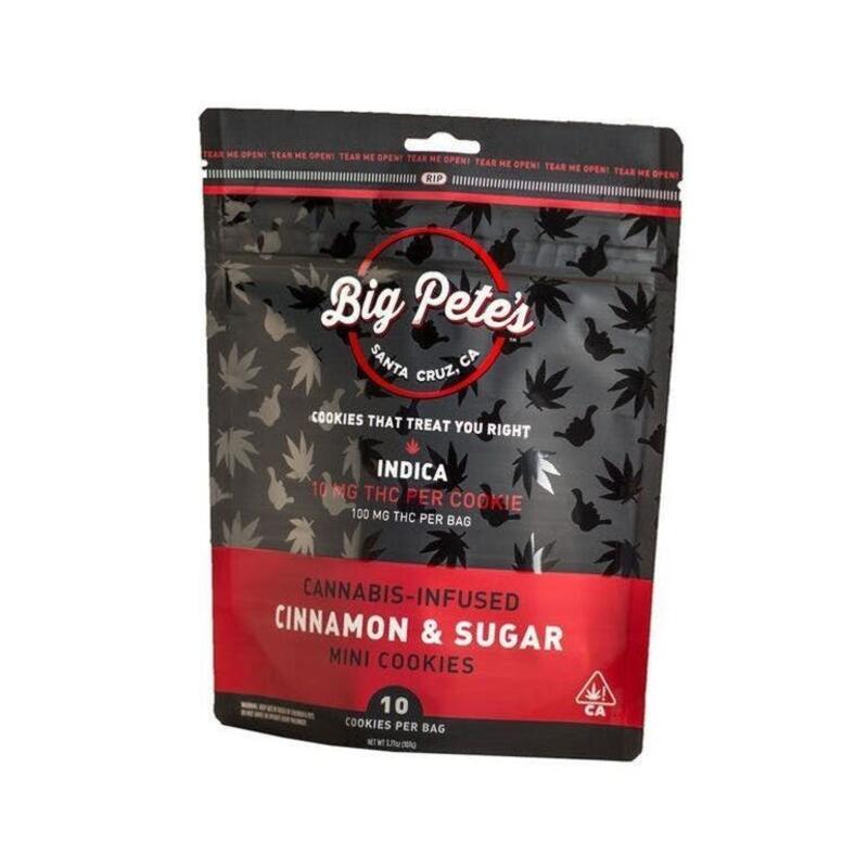 Big Petes | Cinnamon & Sugar Cookies INDICA 100mg