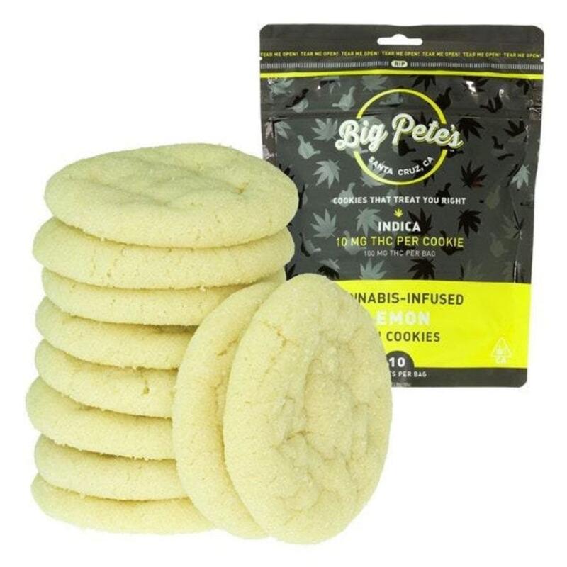 Big Petes | Lemon Cookies INDICA 100mg