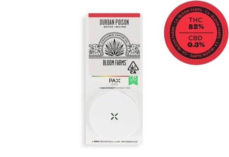 Durban Poison Pax pod - Bloom Farms - Sativa