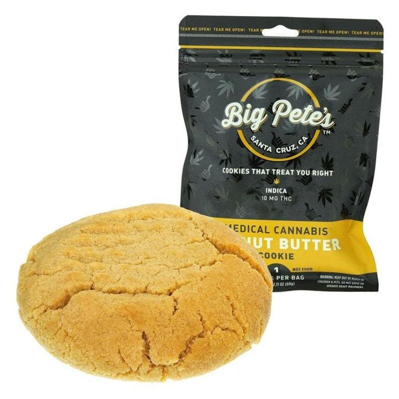 Peanut Butter Cookie: INDICA Single, 10MG THC (BIG PETE'S)