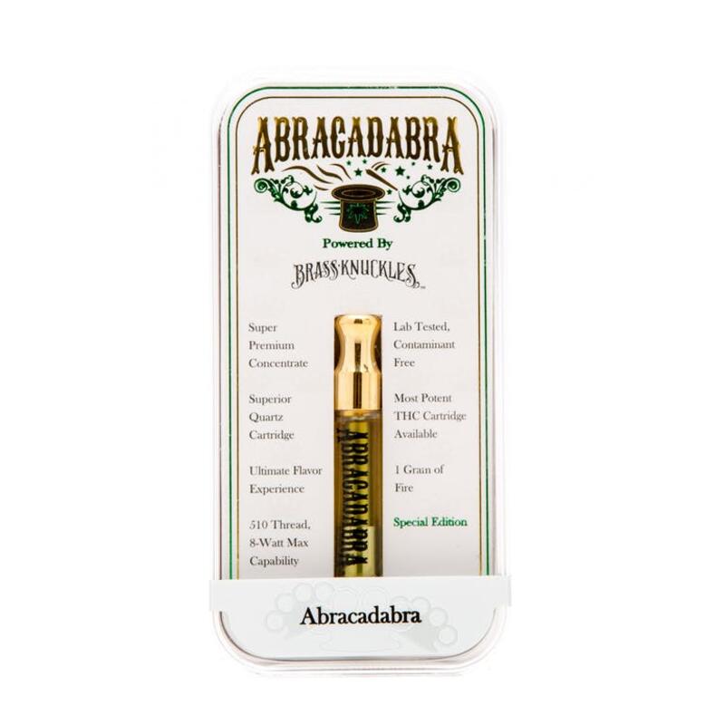 Abracadabra (H) 70.66%THC Cartridge (BRASS KNUCKLES)