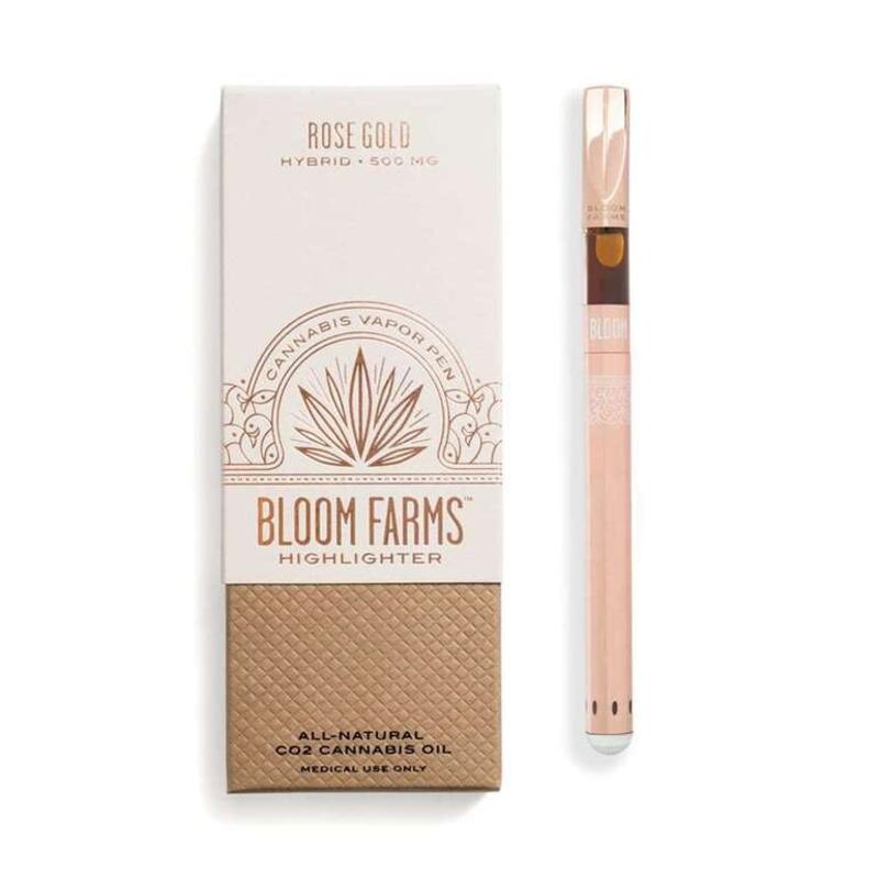 Bloom Farms Highlighter Pen Set [CBD 1:1] Rose Gold 500mg