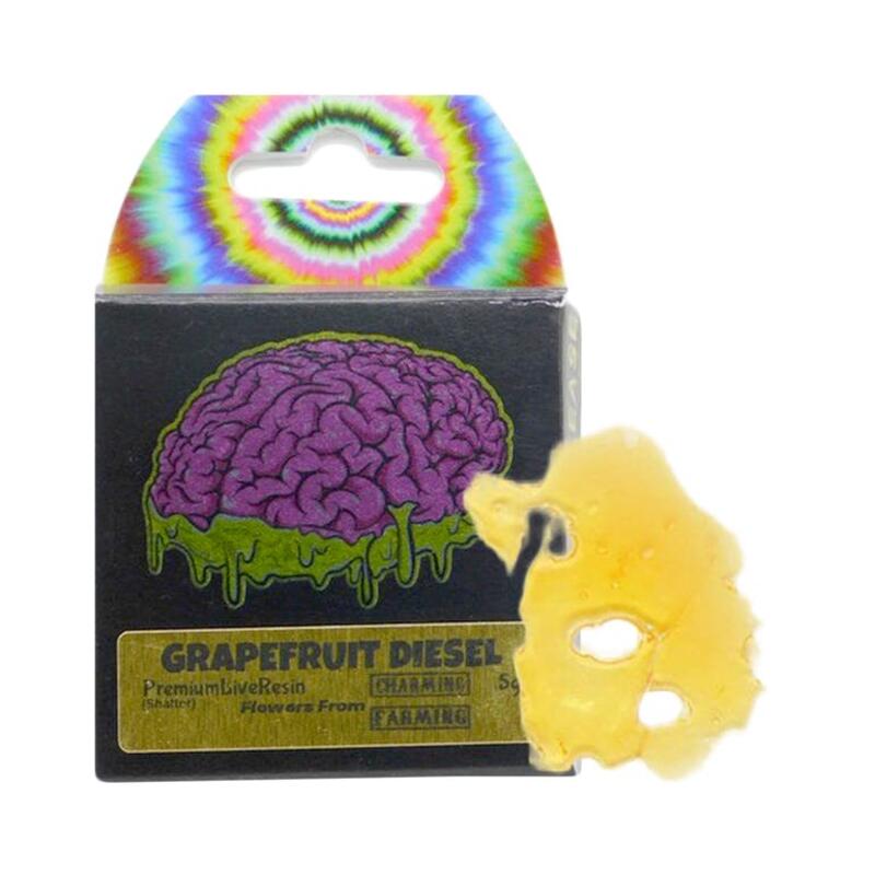 Grapefruit Diesel Live Resin Shatter