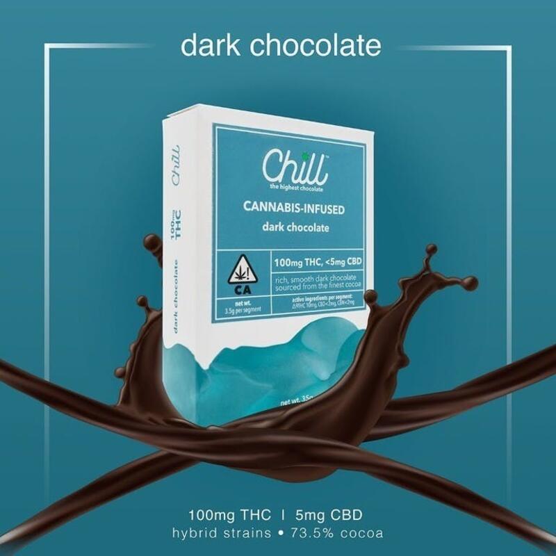 Chill - Dark Chocolate Bar 100mg