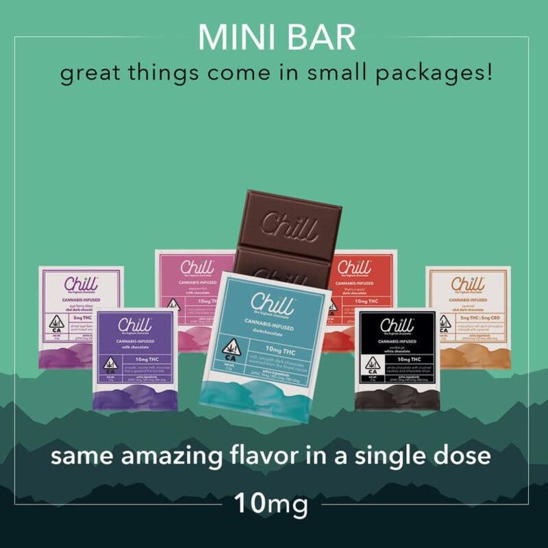 Mini Cannabis-Infused Chocolate 10MG (CHILL)