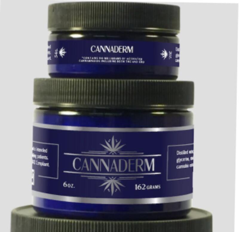 Cannaderm Medicated Body Cream 6oz - 270mg