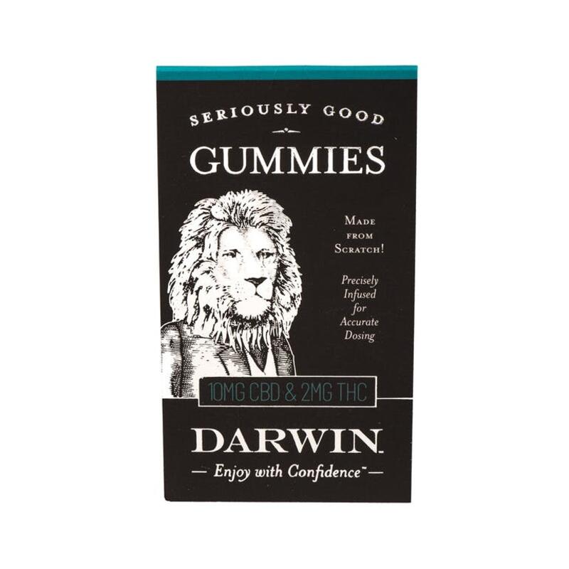 Darwin Gummy 10mg CBD & 2mg THC