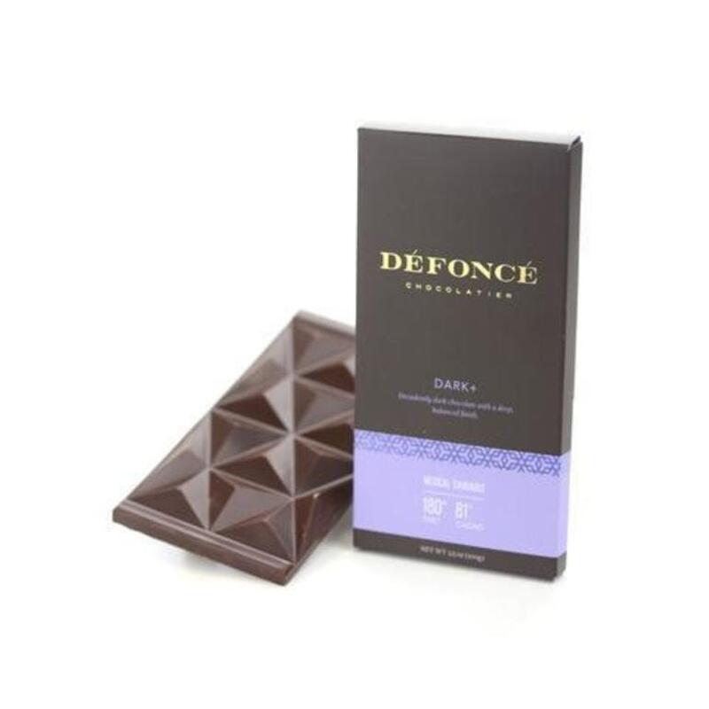 Dark+ Chocolate Bar 90mg (DEFONCE)