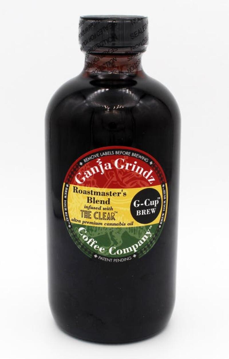 Ganja Grindz - Roastmaster's Blend Bottled Coffee (75mg THC/15mg CBD)