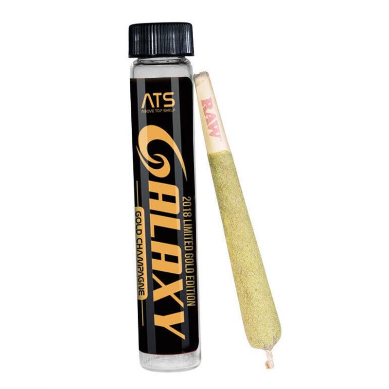 Gold Champagne Galaxy Pre Roll - Limited Edition