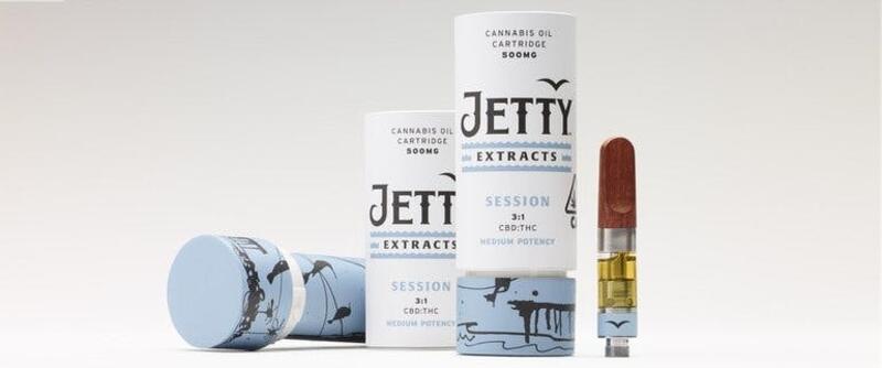 Jetty Extracts - 'Session' High CBD Cartridge (1/2 Gram)