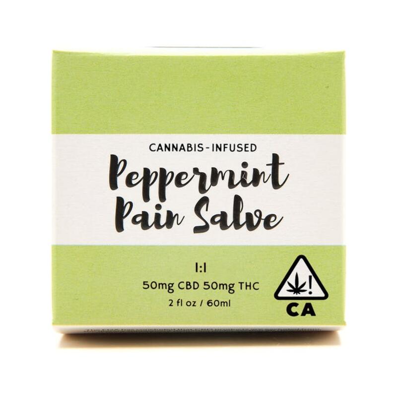 Cannabis - Infused Peppermint Pain Salve 1:1