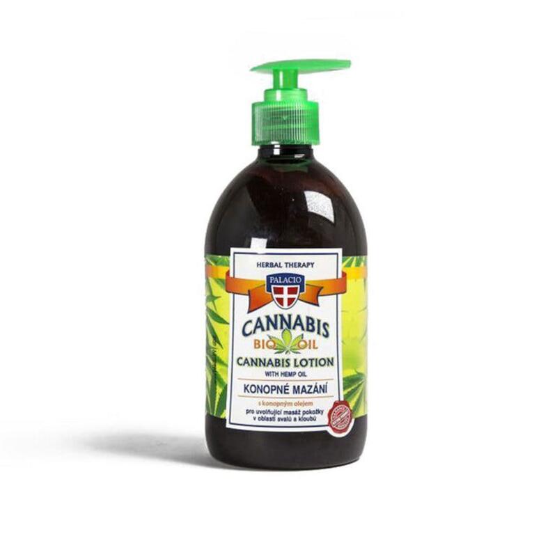 Massage Gel with Pump 8% Cannabis Oil 500ml
