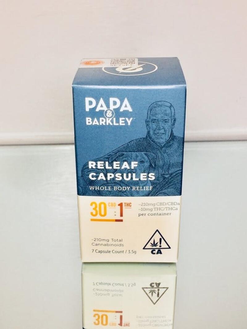 Papa & Barkley | 30:1 Releaf Capsules (7pk)