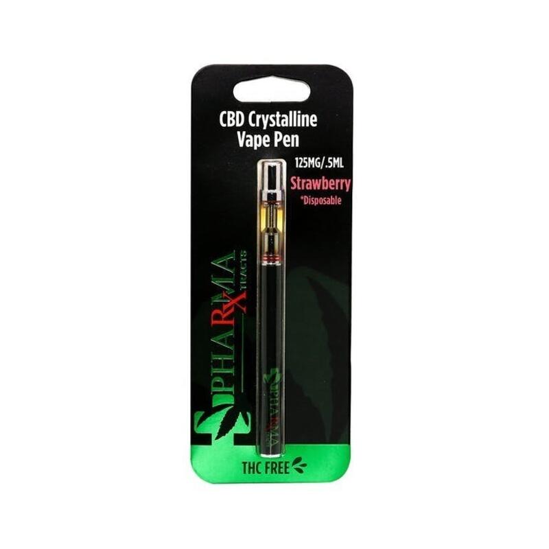 Strawberry CBD Crystalline Disposable Vape Pen