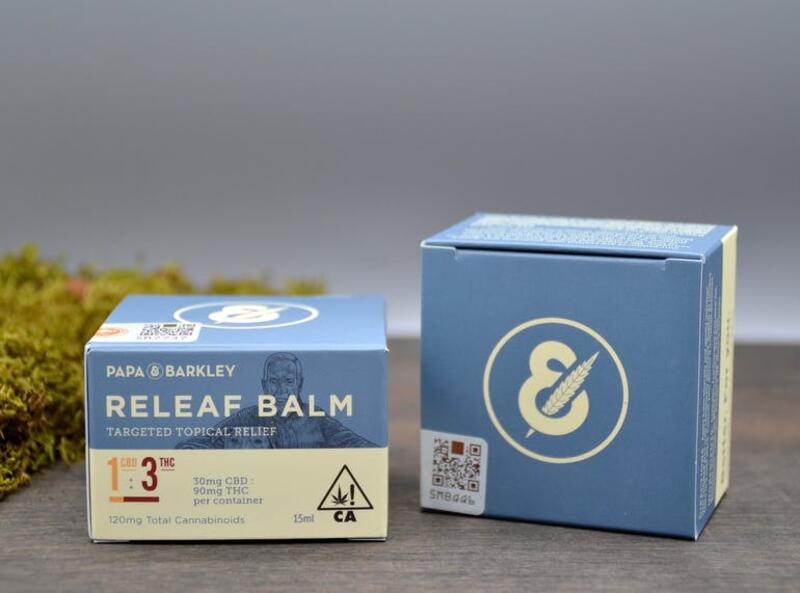 Releaf Balm THC 15ml - Papa & Barkley