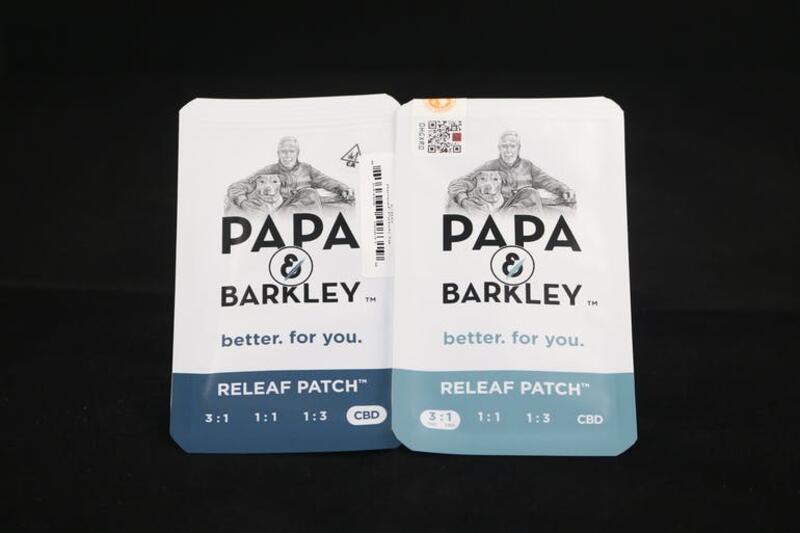 Papa & Barkley Patches 3:1 CBD