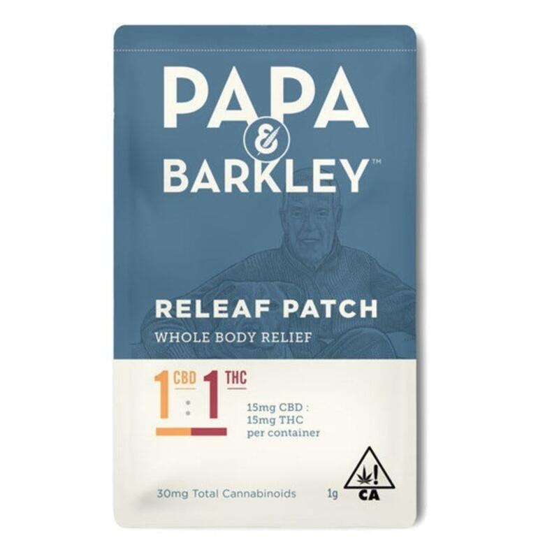 Papa & Barkley | Releaf™ Patch 1:1 CBD:THC
