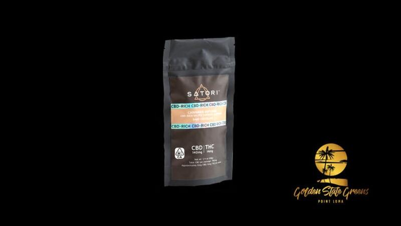 Satori - CBD-Rich Salted Caramel Almonds in Dark Chocolate