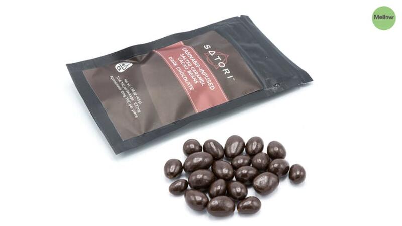 Salted Caramel Cacao Beans Dark Chocolate 100mg