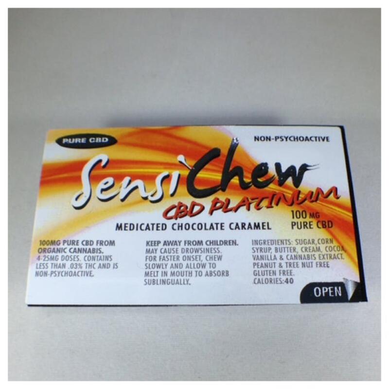 Sensi Chew - CBD Platinum 100 mg *Pure CBD*
