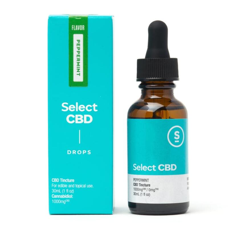 (CW) Select CBD 1000MG Tincture - Peppermint