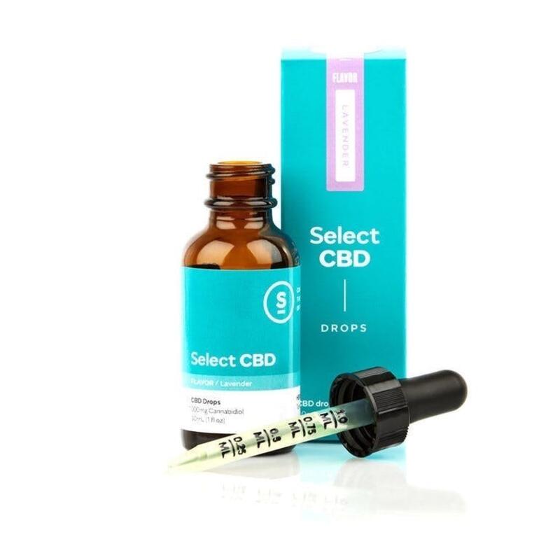 [Drops] 1000mg CBD Lavender - Select Oil