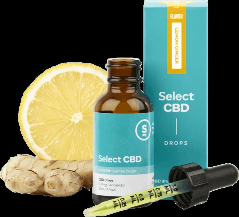CBD Drops: Revive- Lemon Ginger (30ML) (SELECT)