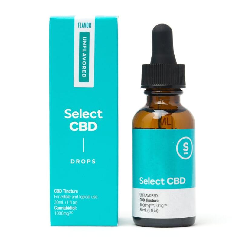 (CW) Select CBD 1000MG Tincture - Unflavored