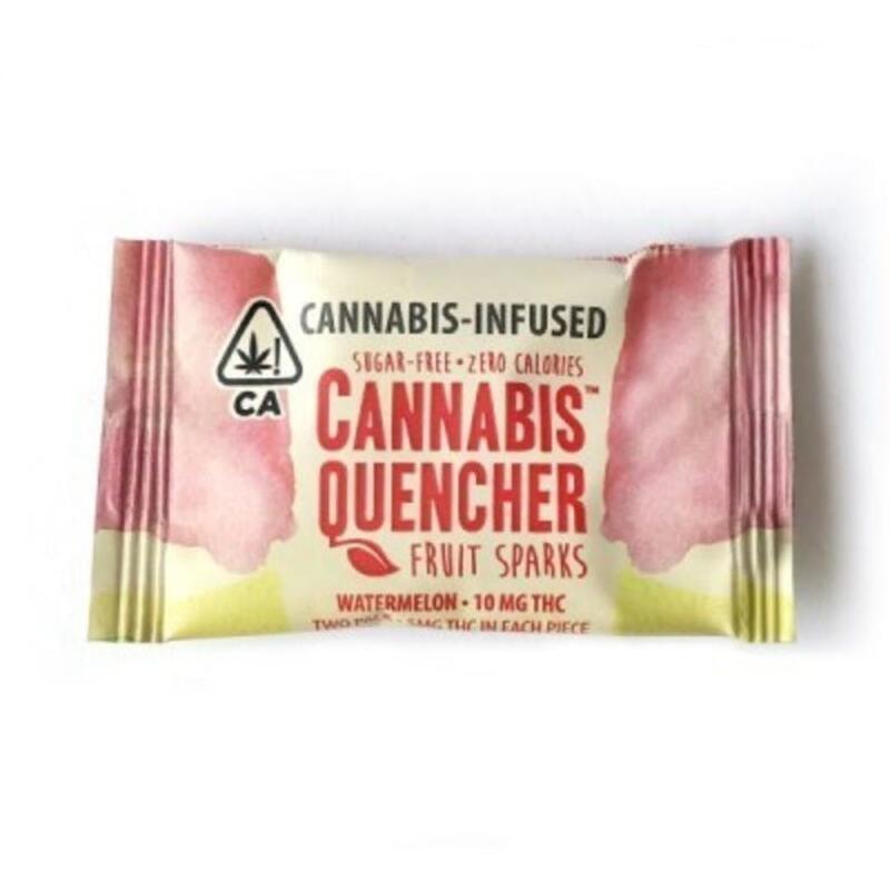 2pk Watermelon Fruit Sparks by Cannabis Quencher (10mg)