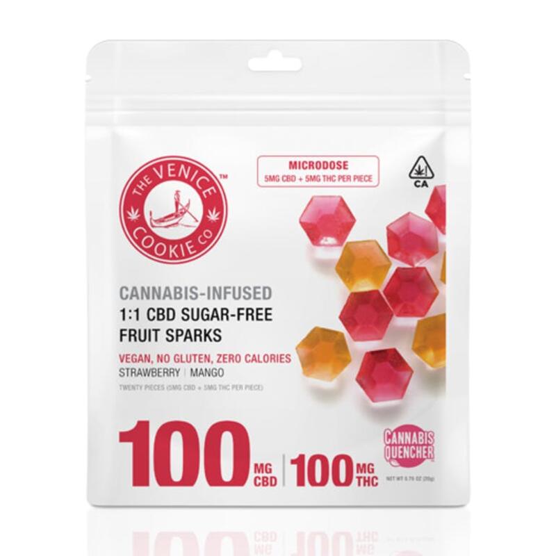 Cannabis Quencher 1:1 CBD Sugar-Free Fruit Sparks