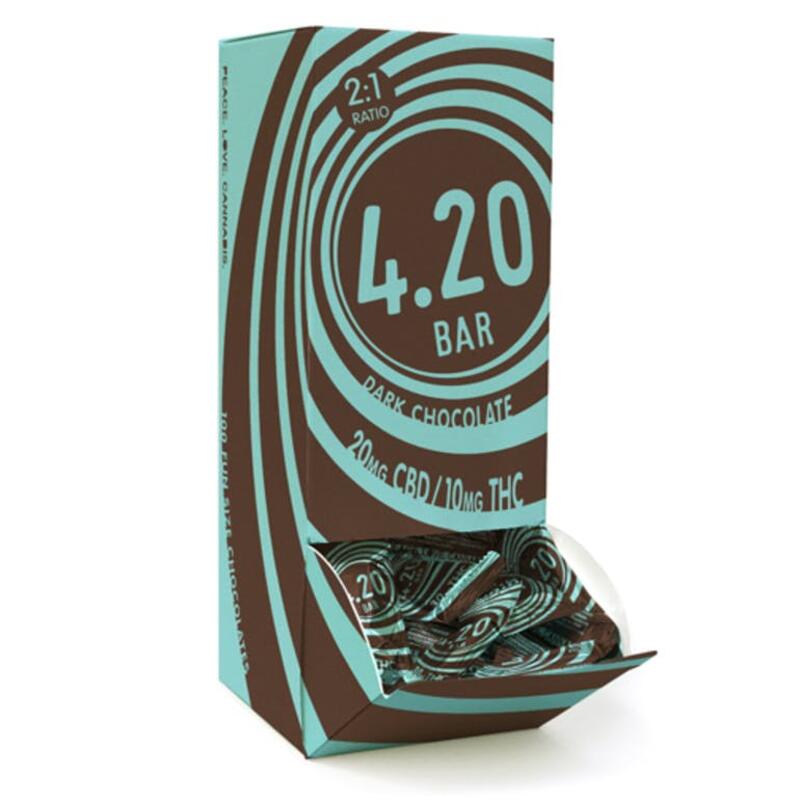 4.20 Bar CBD Mini Dark Chocolates – Venice Cookie Co. (20mg CBD – 10mg THC)