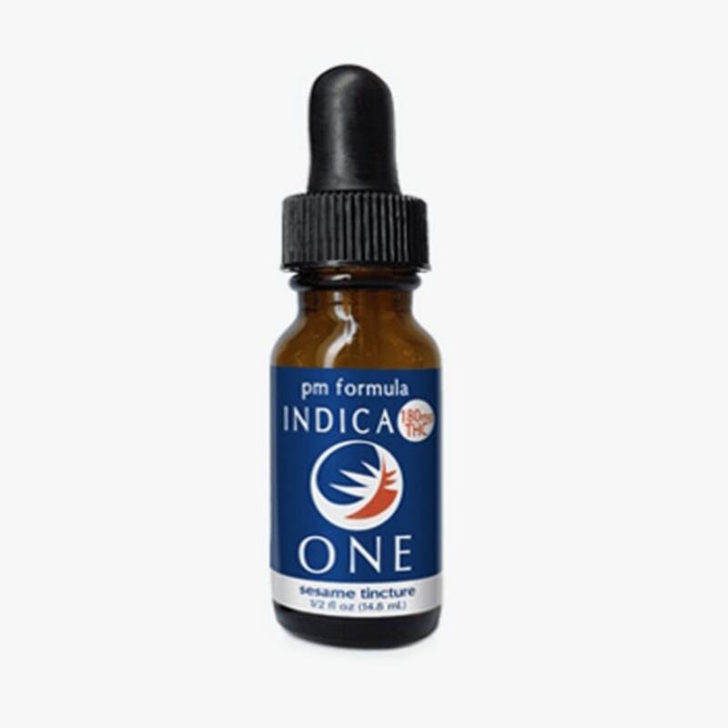 Indica ONE Sesame Oil Tincture - 180mg