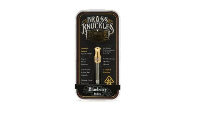Blueberry (Indica) Cartridge - Brass Knuckles - 1000mg