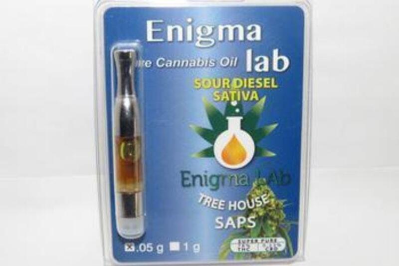 Enigma Lab Pure Cannabis Oil Sour Diesel Sativa .05 g