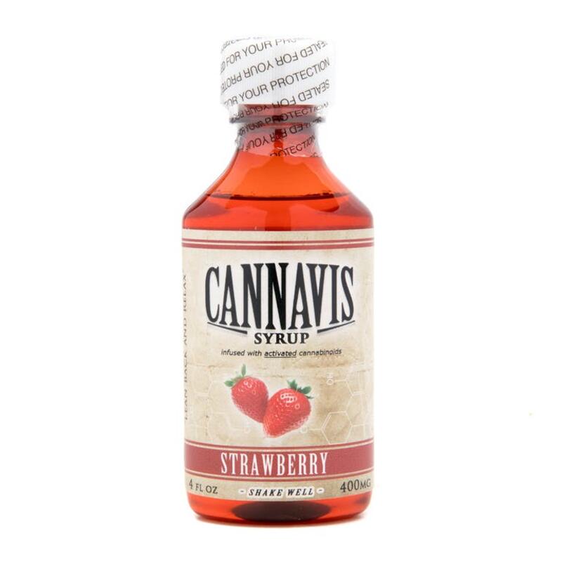 Cannavis Syrup, Strawberry 400mg