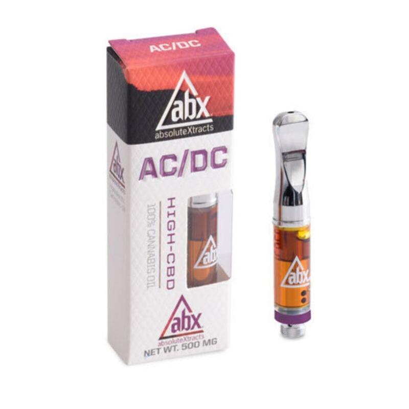 ABX - AC/DC (High CBD) Cartridge (1/2 Gram)