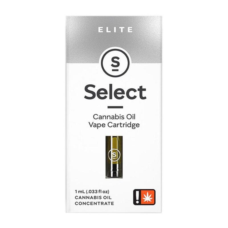 Select Oil - Indica Elite Cartridge (1/2 Gram)