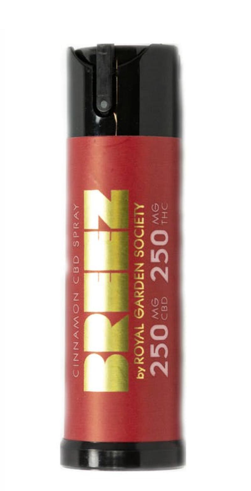 Breez - Cinnamon 1:1 High CBD Spray (250mg THC / 250mg CBD)