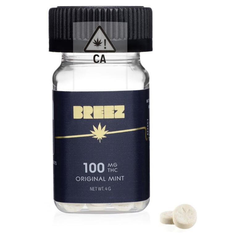 Breez - Originial Mint Tablets (100mg THC)